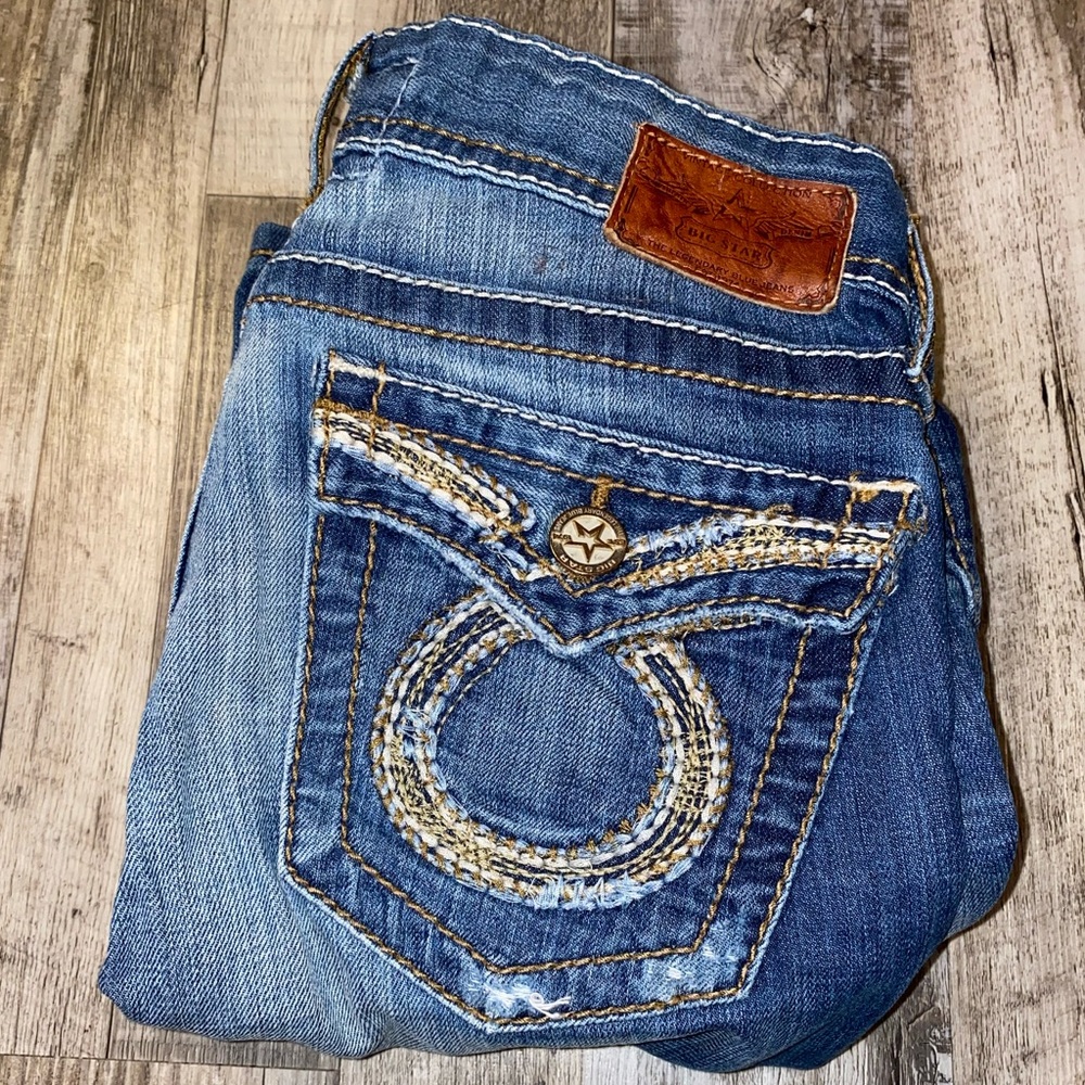 Big star Sophie bootcut blue jeans